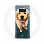 Coque pour Samsung Galaxy S8 Golden retriever Chiot