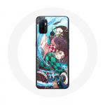 Coque pour Oppo A53 Tanjiro et Nezuko Demon Slayer Kimetsu no Yaiba Anime