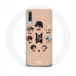 Coque pour Samsung Galaxy A50 BTS TinyTAN Animation Affiche RM Jin Suga J-Hope Jimin V Et Jungkook