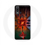 Coque pour Samsung Galaxy A02 Stranger Things Saison 4 Affiche Equipages de la Nouvelle Th&eacute;orie