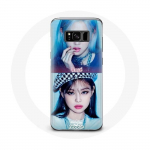 Coque pour Samsung Galaxy S8 Plus Blackpink Groupe K-pop Filles Jennie et Ros&eacute; Lovesick girls poster the album
