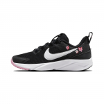Nike Star Runner 4 Next Nature SE PS Gėlių ra&scaron;to Vaikų sportbačiai Juodi Rožiniai-Rise Pikanti&scaron;ki-Raudoni FJ8079-001 28