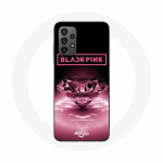 Coque pour Samsung Galaxy A23 4G Wallpaper diamante Blackpink Kpop Logo Rose - Maniacase rožinė