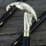 96,52 cm Viktorijos laikų varnos rankenos vaik&scaron;čiojimo lazda &bdquo;Steampunk&ldquo; vaik&scaron;tanti medinė lazda &ndash; geriausia kolekcionuojama dovana vaik&scaron;tymo lazda