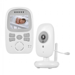 2,4 colio vaizdo monitorius su kamera viso kampo LCD ekranu Dviejų krypčių ry&scaron;io temperatūros ekranas balta