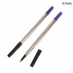 2 vnt. 11,6 cm rutulinio metalinio ra&scaron;iklio papildymas 0,5 mm 0,7 mm antgaliu tinka Treasure ra&scaron;iklio pakeitimo papildymui juodos ir mėlynos spalvos 0.7mm mėlyna