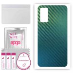 apgo Protective Skin Sticker for the back compatible with TCL 406, Wrap Film, Foil, Vinyl - Pattern Carbon Chameleon CAKA1