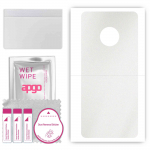 apgo Protective Skin Sticker for the back compatible with Huawei Enjoy 20 Plus 5G, Wrap Film, Foil, Vinyl - Pattern Matte Transparent