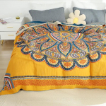 European mandala leisure blanket throw 100%cotton towel quilt summer bed sheet double nap blanket soft bedspread boho sofa towel