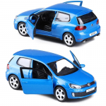 Volkswagen Golf GTI 5 colių metalinis automobilio simuliatorius lietinis ir žaislinis automobilis RMZ city 1:36 lydinio modelio dovanos vaikams