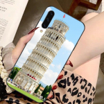 Pizos bok&scaron;to telefono dėklas, skirtas &bdquo;Samsung A91 A81 A73 A72 A71 A30S A20 A12 A13 A52 A53 4G 5G&ldquo; mink&scaron;tam juodam telefono dėklui Samsung A91