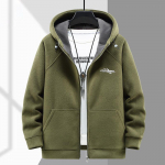 Rudens žiemos storas vaikinas 190 kg 12xl 11XL 10XL pastorintas vilnonis paltas vyri&scaron;kam madingam riebiam gobtuvui plius dydžio &scaron;ilta vilnonė striukė 9XL žalia