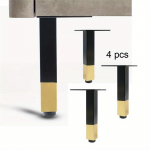 4vnt &bdquo;pasidaryk pats&ldquo; keičiamos kojelės baldų kojelės, sumontuotos stiliaus baldai kavos staliuko kojelės metalinė baldų kojelė, skirta sofos spintelės &scaron;onui