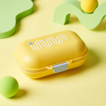 Kelioninė muilinė, Sandari muilinė su dangteliu, Kelioninis muilo laikiklis, Muilo laikiklis voniai, du&scaron;ui, sporto salei, mokyklai, stovyklavimui, atostogoms, laukui One Size mėlyna