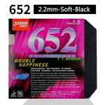 DHS 651 652 Stalo teniso guma i&scaron;traukiama su Fast Attack DHS stalo teniso kempinėle trumpi spuogeliai ITTF patvirtinta 652 Black 1 Pcs