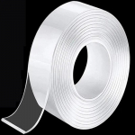 Skaidrus dvipusis juostos nanometras, daugkartinis besiūlis, tvirtas ir universalus, tinkamas namų virtuvei, biurui ir automobiliui 1m