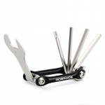5 viename dviračio remonto įrankiai daugiafunkcinis 4 mm 5 mm 6 mm &scaron;e&scaron;iakampis Aleno raktas T25 15 mm pedalo raktas MTB dviračio daugiafunkcis įrankis ne&scaron;iojamas juoda
