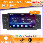 1din Android Automobilinis radijas 7862 DSP Carplay skirtas Fiat Grande Punto Linea 2007-2012 multimedijos grotuvas Automagnetola GPS Stereo 7 Pagrindinis įrenginys 4 core 1GB+32GB carplay