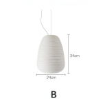 Pieni&scaron;kai balto stiklo &bdquo;Whorls&ldquo; pakabinamas &scaron;viestuvas &bdquo;Cocoon&ldquo; virtuvėje, valgomojo stalas, darbo kambarys, akrilo namų dekoro pakabinama lempa Diameter - A