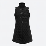 Kostiumas Aketon Armor Liemenė Viduramžių vikingų apranga be rankovių Larp Warrior Knight Hunter apranga suaugusiems vyrams XXXXL juoda