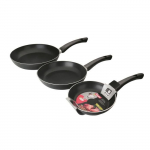Keptuvės - IBILI - Indubasic - 18 + 22 + 26 cm - Aliuminis - Nelipni danga - Indukcijai