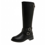 Mada Botas De Mujer Kelių auk&scaron;ti batai Platforma Pavasaris Vasara Knight Combat Gothic Eleganti&scaron;kas užtrauktukas Moteri&scaron;ki Batai Motociklų Avalynė 35 juoda