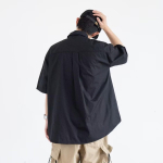 Retro mar&scaron;kiniai vyri&scaron;kas vasaros komplektas Honkongo stiliaus studentų laisvo ir ni&scaron;inio dizaino smagūs nauji vyri&scaron;ki mar&scaron;kiniai laisvalaikiui 2024 M armijos žalia spalva