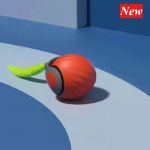 2024 m. naujas interaktyvus kačių žaislinis rutulys, mažas uodegos rutulys, tinkantis kačių ir &scaron;unų žaidimams viduje ir lauke. mėlyna