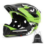 Vaikų nusegamas viso veido &scaron;almas Vaikų sportinis saugos &scaron;almas dviračiui, riedlentei, riedučiams