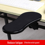 180&deg; besisukantis rie&scaron;o atramos pelės kilimėlis su porankiu kompiuterio stalui Mouse pad fabric panel geltona