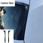 Skirta GOLF 7 MK7 GTD R 2014-2017 Blizganti juoda anglies pluo&scaron;to galinio lango &scaron;oninio spoileris sparno automobilio stilius automatinis galinio lango veidrodžio uodega