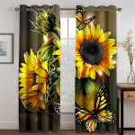 2 vnt. Ry&scaron;kiai raudonos rožės gėlės retro stiliaus užuolaidos langų apdaila miegamajam, biurui, virtuvei, svetainei, darbo kambariui, namų dekoras W60H60(CM)x2PCS&HOOK