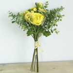 1 puok&scaron;tė &scaron;ilko dirbtinių gėlių dirbtinių gipsofilių bijūnų žiedų vakarėliui lauko vestuvių stalo dekoravimui svetainėje geltona