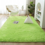 Violetinis pliu&scaron;inis kilimėlis vaikų kambariui Didelis vienspalvis ilgų plaukų kilimėlis svetainei miegamojo mink&scaron;tas neslystantis kilimėlis 80x160cm &scaron;viesiai žalios spalvos