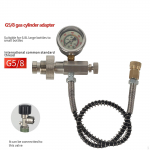 Pildymo stoties įkrovimo adapteris Pildymo cilindro butelis su matuokliu Vandens sportas Didelis iki Half Meter Hose