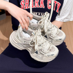 FASHION SHOES Vyri&scaron;ki kvėpuojantys sportiniai sportbačiai Sportiniai bėgimo bateliai Moteri&scaron;ki lauko teniso treniruokliai 35 sidabras