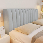 2024 Eleganti&scaron;kas lovos galvūgalio užvalkalas: Mink&scaron;ta, auk&scaron;tos klasės, viską apimanti pagalvėlė rudeniui ir žiemai Headboard Length 220cm | High-Density PP Cotton