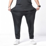 7XL vyri&scaron;kas ledinis &scaron;ilkas, itin plonas, elastingas, kietas audinys, plue dydžio ilgos kelnės, kasdieninės paprastos kelnės XL