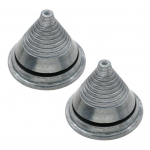 Vejapjovės peilių balansavimo įrankis, metalinis laiptelių kūgio formos peilių balansavimo įrankis. Vejapjovės įrankis subalansuoja peilius po pagaląstymo daugumai vejapjovių peilių. 1pc