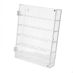 Monetų ekspozicinis dėklas 5 eilės akrilinė laikymo dėžutė ne&scaron;iojama medalio seneliams tėvams gryna