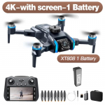 2025 Naujas XT808 GPS Dronas 4K Profesionalus HD Dviguba Kamera Dronas Brushless Variklis 5G WIFI FPV Sulankstomas RC Kvadkopteris Sraigtasparnis Žaislai 4K 1 Battery