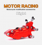 Universalūs de&scaron;iniai CNC aliuminio motociklo 42 mm stabdžių suportai su 4 stūmokliais 32*27 mm Gtr Bws125 Kawasaki Moto Racing purviniam motociklui, skuteris