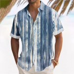 Vyri&scaron;ki havajieti&scaron;ki mar&scaron;kiniai, vyri&scaron;ki boulingo mar&scaron;kinėliai trumpomis rankovėmis vasaros paplūdimio mar&scaron;kinėliai XXXXL