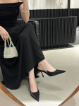 Nude rožiniai smailūs deimantiniai auk&scaron;takulniai moteri&scaron;ki sidabriniai eleganti&scaron;ki krep&scaron;io galvos basutės plonu kulnu tu&scaron;ti batai 40
