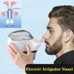 Elektrinis nosies priežiūros nosies valiklis ne&scaron;iojamas rinitas sinusitas nosies drėkinimo buteliukas reguliuojamas slėgis skalavimas nosies irigatorius