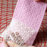 Nauji 2vnt. Silikoniniai pasidaryk pats formelės nėrinių cukraus craft kepimo įrankiai tortų dekoravimui 1pcs