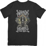Napalm Death Muzika Unisex Mar&scaron;kinėliai Vyrams ir Moterims Kokybi&scaron;ka Medvilnė Juodi 2XL