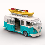 25CM MOC techninis automobilis T1 kemperis Transporto priemonė 309 vnt. Modelio konstravimo kaladėlės Žaislai vaikams Žaislas Vaikų dovanos Miesto automobilis Kaladėlės