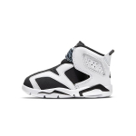 Air Jordan 6 Retro Little Flex TD Balti Juodi Kūdikių Sportbačiai Pure-Platinum CT4417-100 21