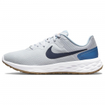Nike Revolution 6 Next Nature Pure Platinum Thunder Blue Vyri&scaron;ki sportbačiai Pilki Tamsiai mėlyni Dėvėti mėlyni DC3728-009 39